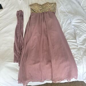Dusty rose dress